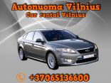 Automobiliu nuoma Vilnius +37065136600