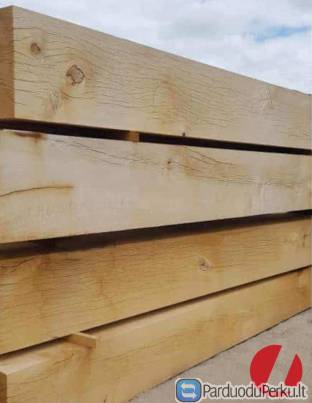 Ąžuolo, uosio balkiai, lentos platformai