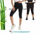 Bambukinės tamprės moterims 3/4 ilgio, nuo 2XL iki 5/6XL