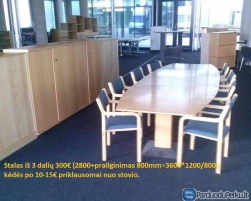 Biuro kėdės, stalai, spintos ir kita iš Švedijos Vilniuje ir Šiauliuose
