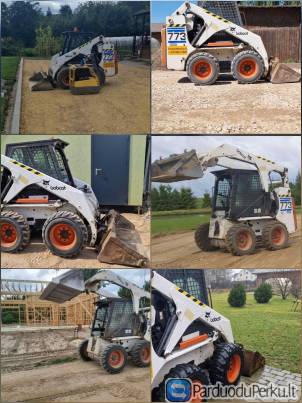 Bobcat nuoma su operatoriumi