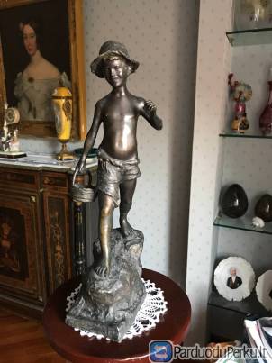 Bronzinė Giovanni de Martino Skulptūra - Berniukas - 48 cm