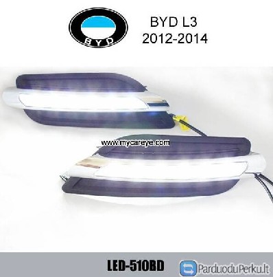 BYD L3 DRL LED Daytime driving Lights Car front