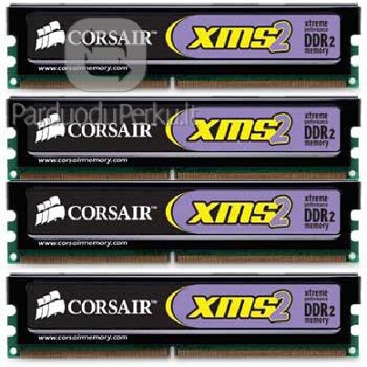 DDR2 Corsair xms2 2x2GB kit'as