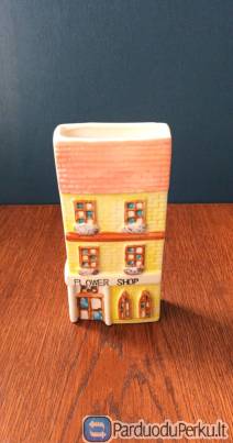 Dekoratyvinė keraminė vaza "Namelis"