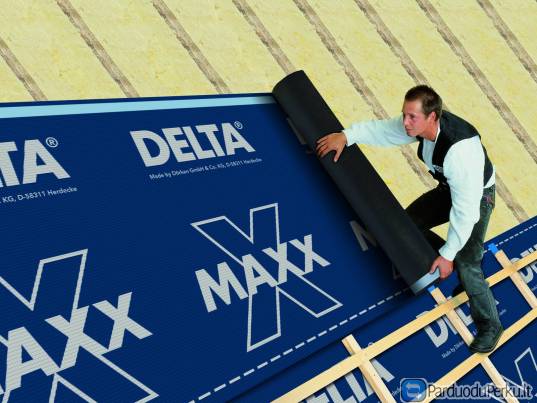 Delta-Maxx / Delta-Maxx Plus - antikondensacinė difuzinė membrana šlaitiniams stogams