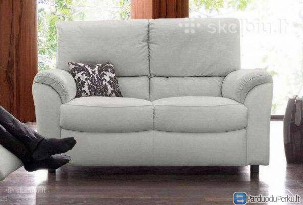 Dvivietė itališka Odinė Sofa “ Mark "2