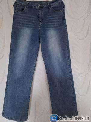 Džinsai mėlynos spalvos