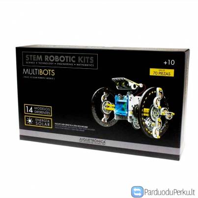 Elektroninis konstruktorius “Multibots 14 saulės robotų”, 10+