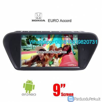 EURO Honda Accord Car audio radio android GPS navigation camera