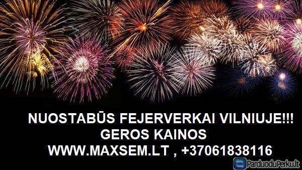 Fejerverkai Vilniuje