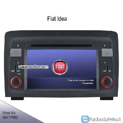 Fiat Idea Automobile stereofoninis radijas DVD GPS