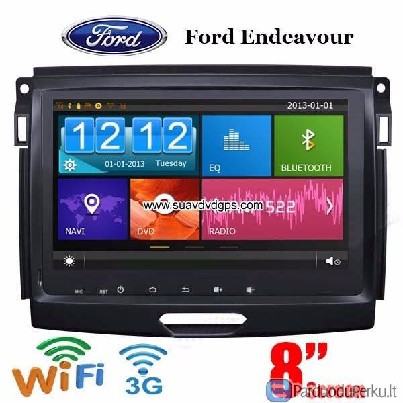 Ford Endeavour 8inch Car DVD stereofoninis radijas