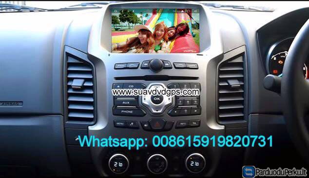Ford Ranger Car stereo GPS 4G phone call sound adjustment AUX