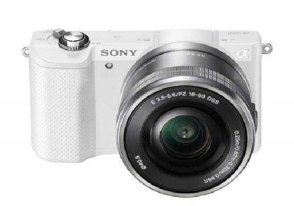 Fotoaparatas Sony Alpha A5000 + 16-50mm (Baltas)