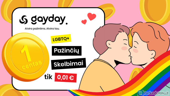 GayDay.LT - Saugūs LGBTQ+ Pažinčių Skelbimai