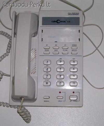 Geras veikiantis laidinis telefonas Concorde 518