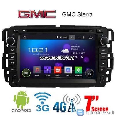 GMC Sierra Android 4.4 Car Radio WIFI 3G DVD GPS