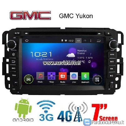 GMC Yukon Android 4.4 Car Radio WIFI 3G 4G DVD GPS