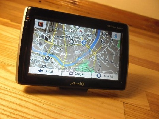 GPS navigacija sukvežimiui Mio S575