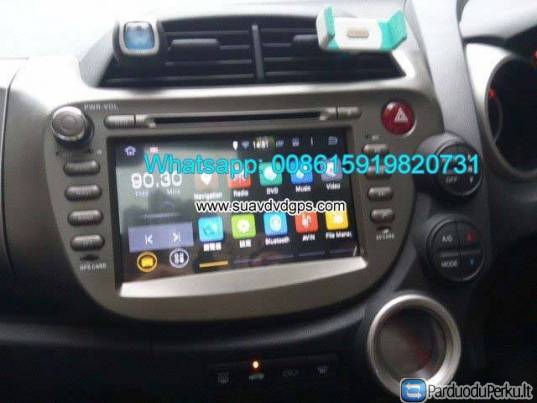 Honda Jazz Fit right hand drive Car Android GPS Radio WIFI 3G DVD player