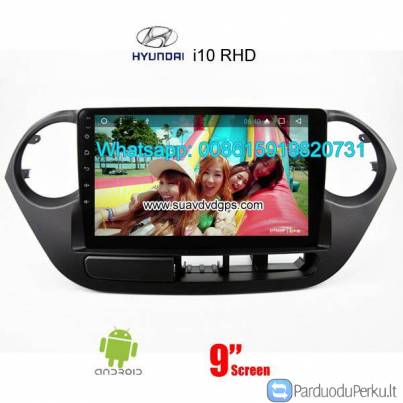 Hyundai i10 2013-2016 radio GPS android right hand drive UK AU
