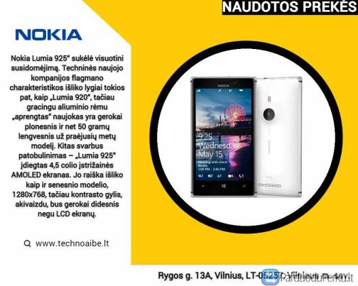 Išmanusis telefonas "Nokia Lumia 925"