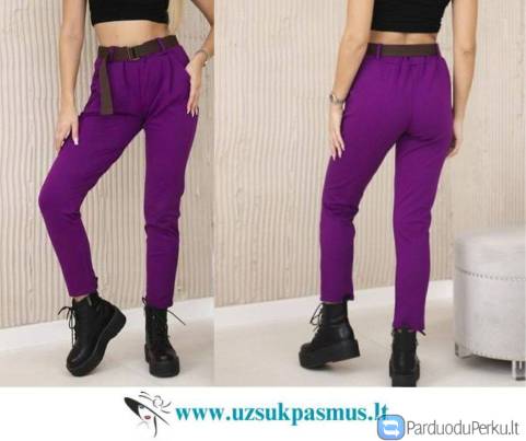 Itališkos Punto Milano audinio kelnės