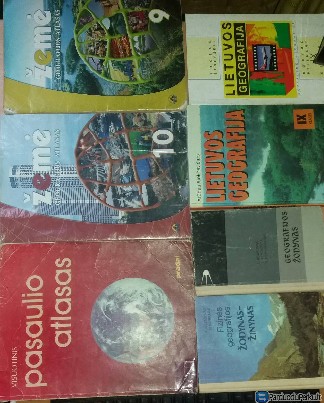 Įvairios mokyklinės knygos