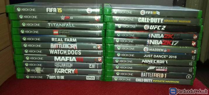 Įvairūs Xbox One žaidimai