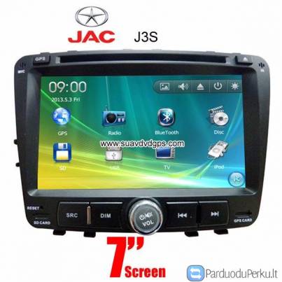 JAC J3S Car DVD Player GPS Radio Stereo camera navigation