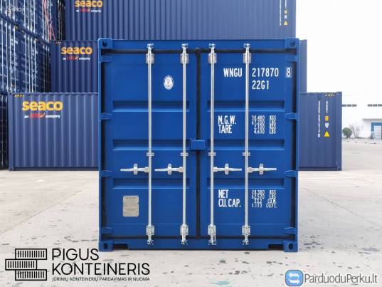 Juriniai konteineriai (6m/20dc) nuoma/Nuomoju jūrinius konteinerius