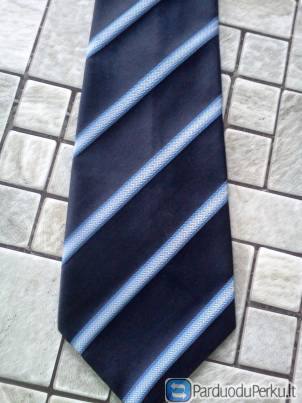 Kaklaraištis mėlynas su juostelėmis