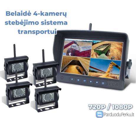 Kameros kombainui, žemės ūkio technikai, vilkikams...