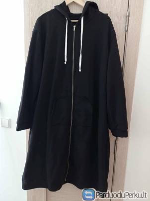 Kardiganas juodos spalvos dydis 4XL