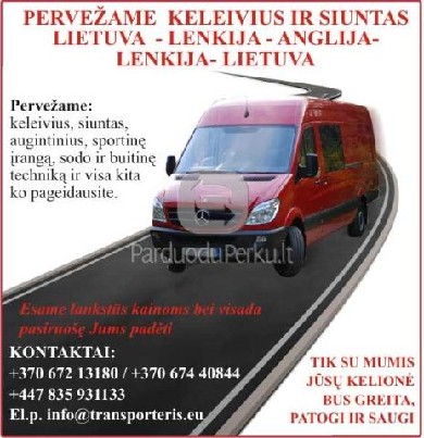 KELIAUK SAUGIAI, GREITAI IR PATOGIAI Lt- Uk-Lt