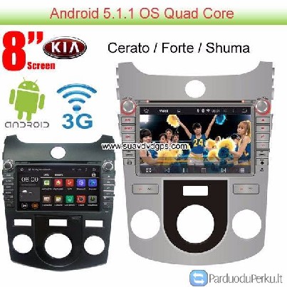 Kia Cerato/Forte/Shuma Android 5.1 Car Radio WIFI