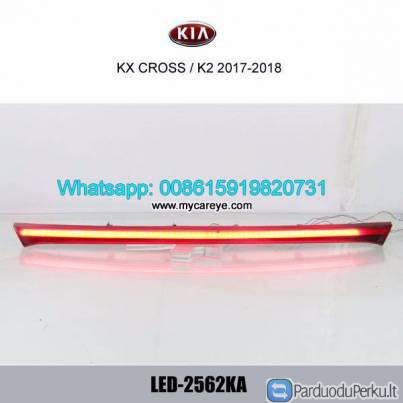 Kia K2 KX Cross Bumper LED Brake Taillight Parking Warning Reversing Light