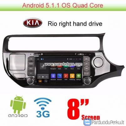 Kia Rio K3 2015 Wince Car camera DVD Player GPS Radio Stereo Video SWC