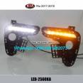 Kia Rio LED cree DRL day time running lights driving daylight