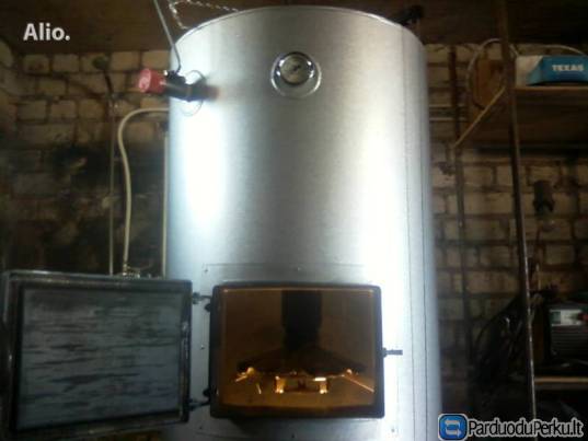 kieto kuro katilas - Žvakes tipo