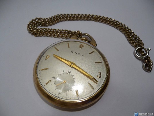 Kišeninis auksuotas laikrodis