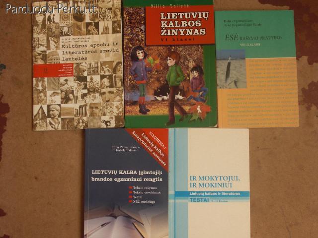 Knygos skirtos lietuvių kalbos valstybiniam egzaminui pasiru