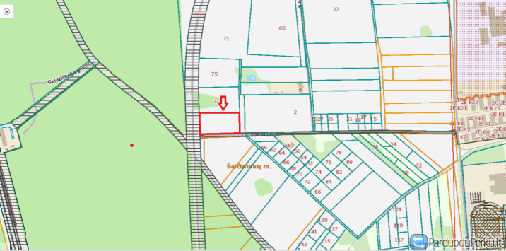 75 a žemės sklypas Šalčininkuose