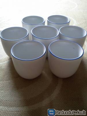 Komplektas puodeliai 7 vnt -4€