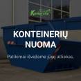 Konteinerių nuoma ir atliekų išvežimas Kaune (+50km)