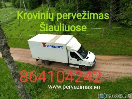 Krovinių pervezimas  Šiauliuose +37064104242