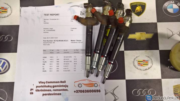 Kuro purkštukai Citroen-Jumper,Fiat-Ducato,Ford-Transit,Peugeot-Boxer. 6C1Q-9K546-AC