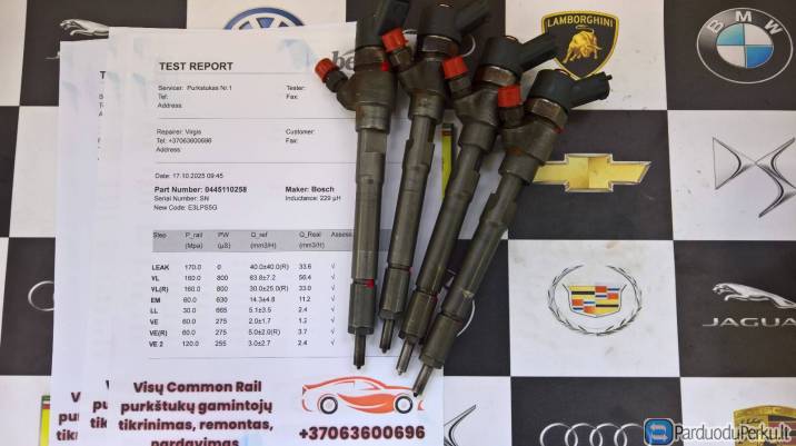 Kuro purkštukai Hyundai,Kia.   0445110258