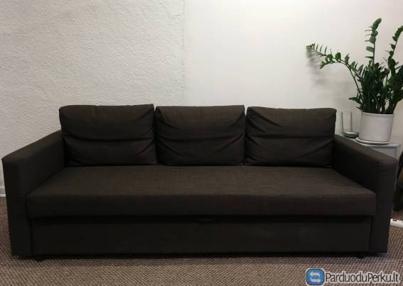 Labai geros būklės trivietė sofa-lova